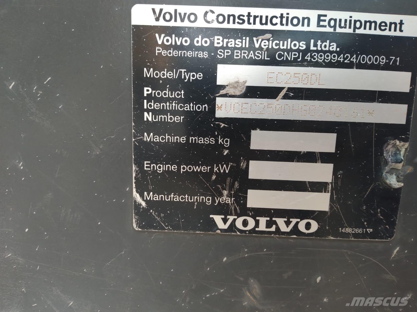 Volvo EC 250 D L Escavadeiras de esteiras
