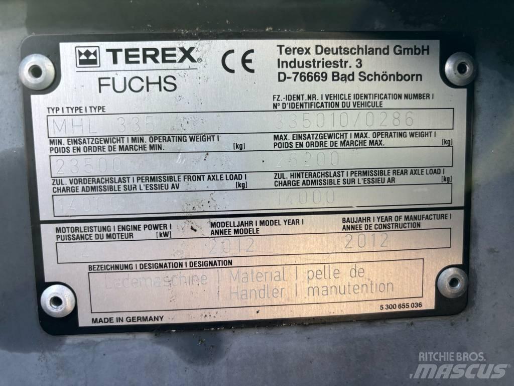 Fuchs MHL 335 Manipuladores de lixo / indústia