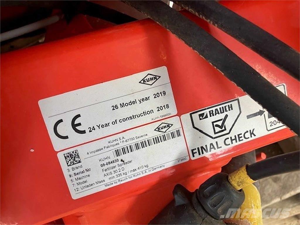 Kuhn Axis 30.2D Pulverizadores de fertilizante