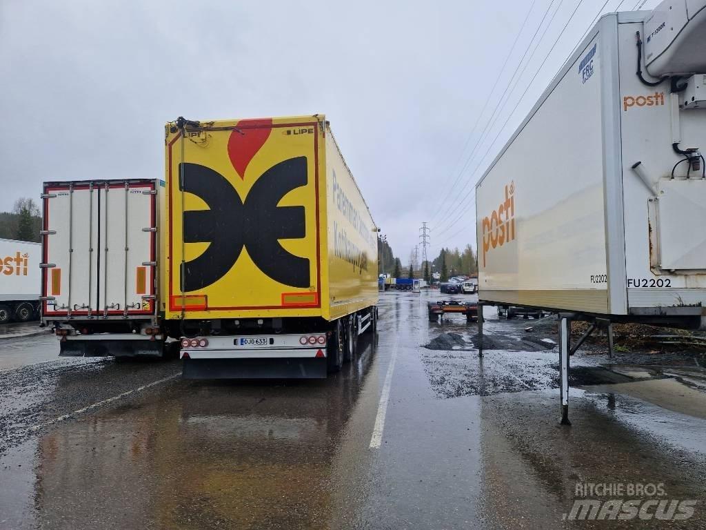 Lipe Sivukippi Reboques transporte estilha madeira