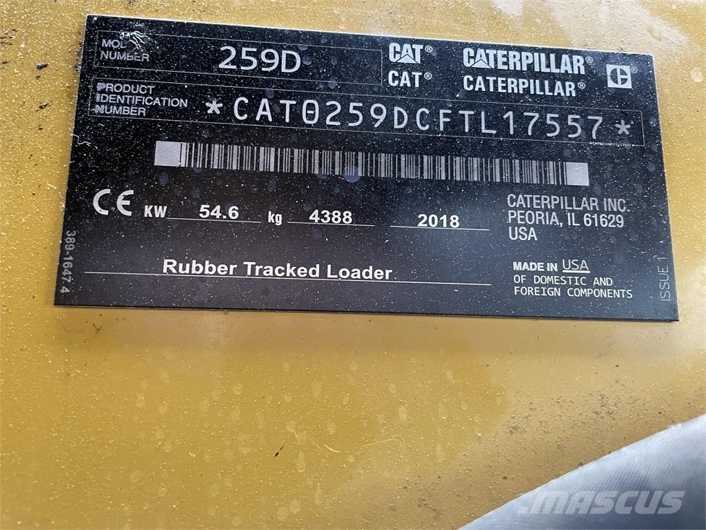 CAT 259D HF Minicarregadeiras