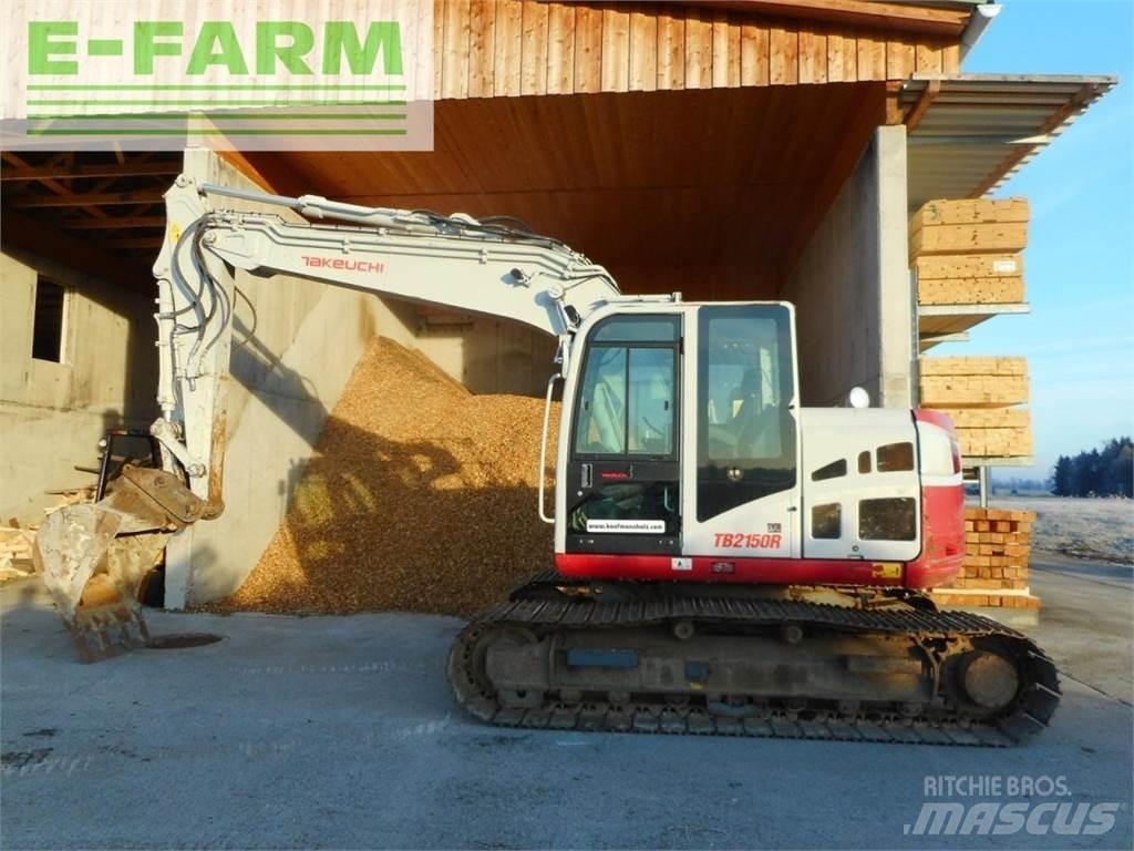 Takeuchi tb2150r Escavadoras de rodas