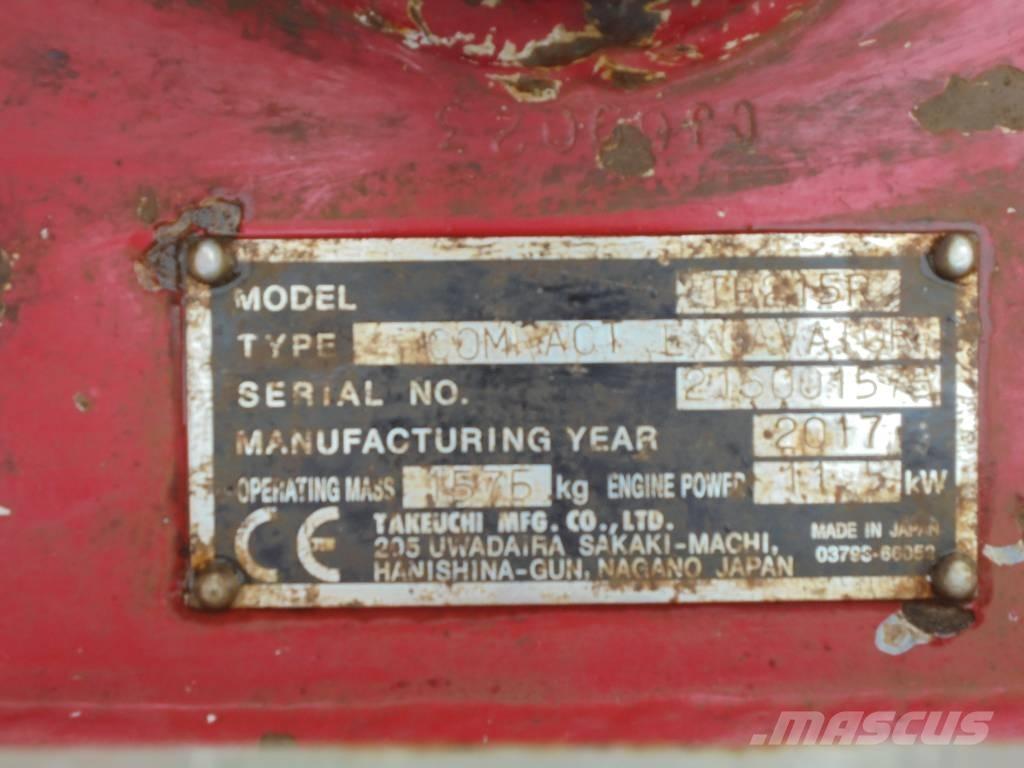 Takeuchi TB215R Miniescavadeiras