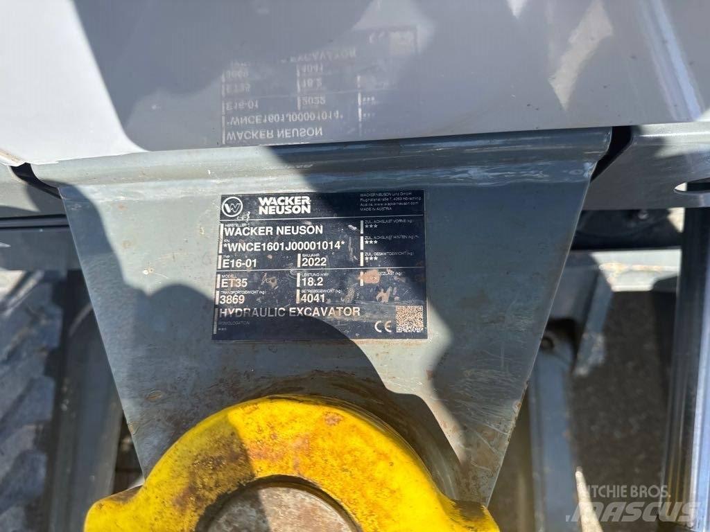 Wacker Neuson ET35 Escavadeiras de esteiras