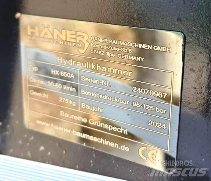 Häner HX650A Martelos de quebragem