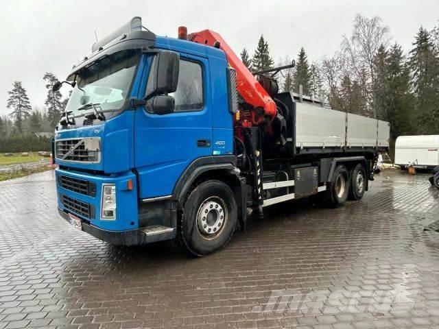 Volvo FM 400 6*2 Camiões caixa desmontável com elevador de cabo