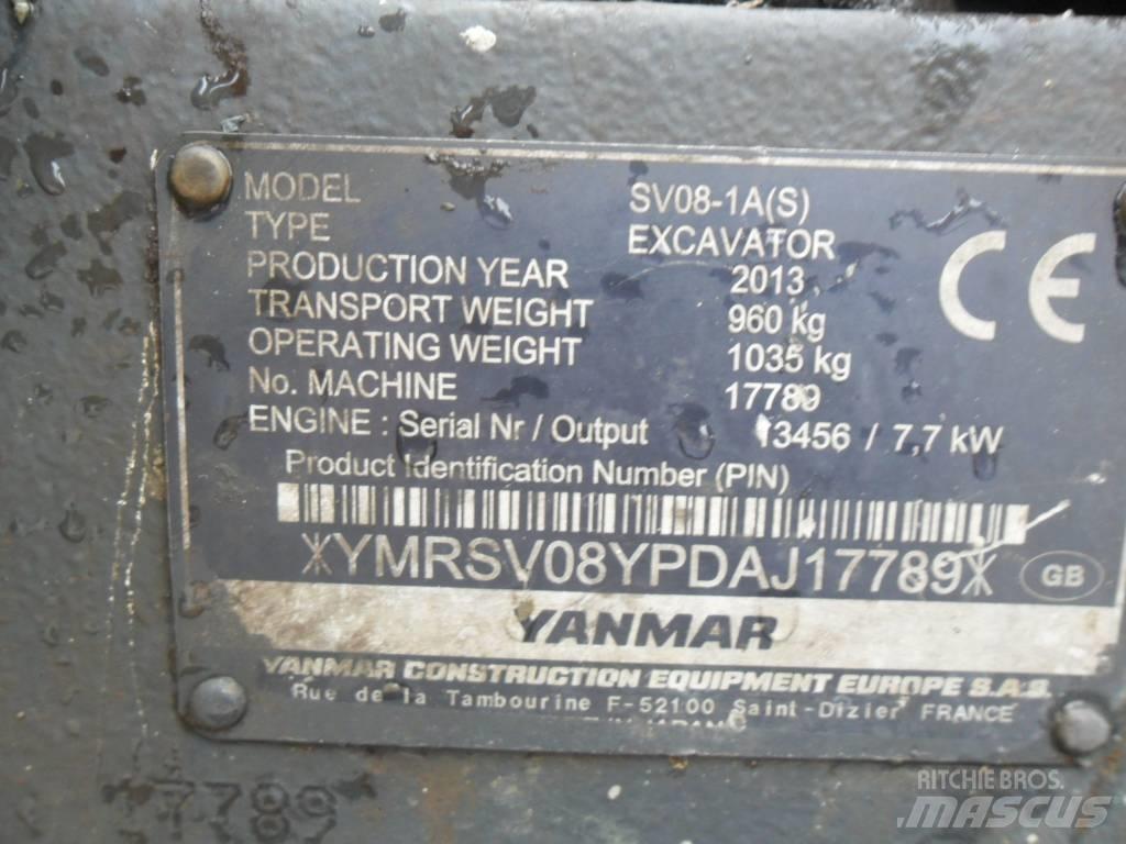 Yanmar SV 08 Miniescavadeiras