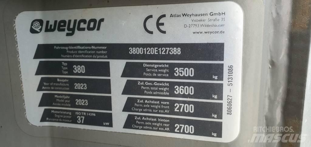 Weycor AR 380 Carregadeiras de rodas