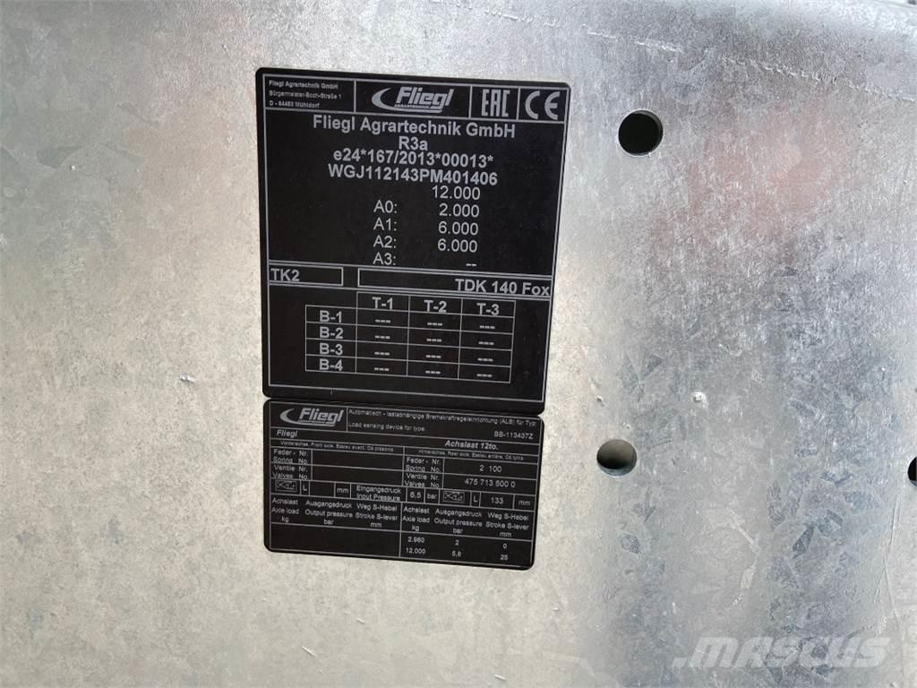 Fliegl TDK 140 FOX Agricultura - Outros
