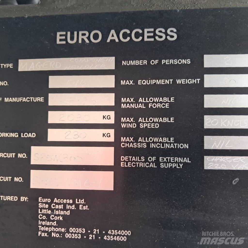 Euro Access Magerd Plataformas aéreas montadas em atrelados