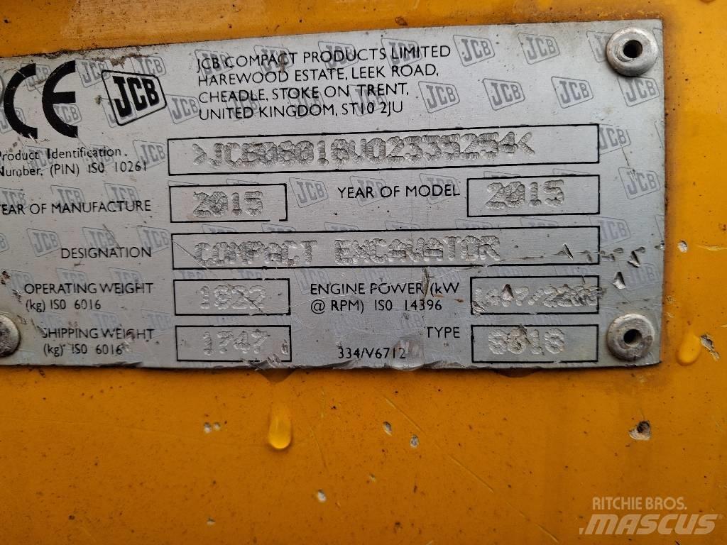 JCB 8018 CTS Miniescavadeiras