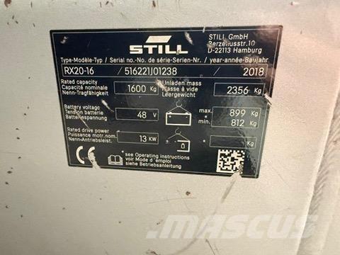 Still RX20-16 Empilhadores eléctricos