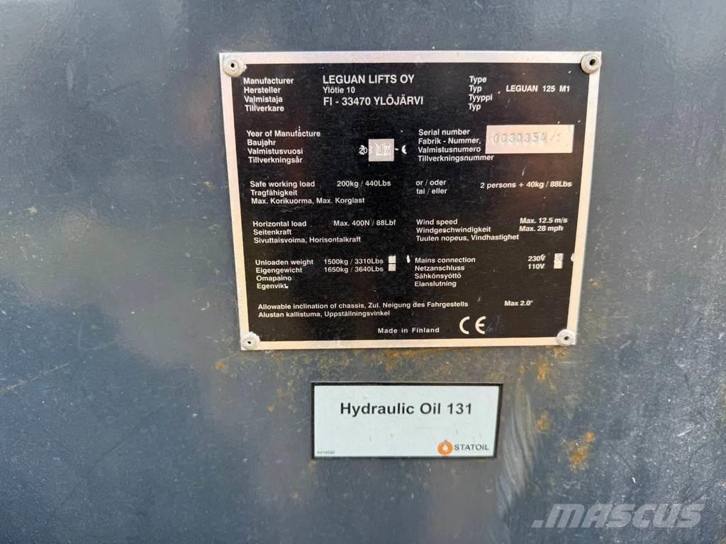 Leguan 125 Elevadores braços articulados