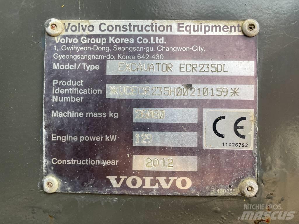 Volvo ECR 235 DL Escavadeiras de esteiras