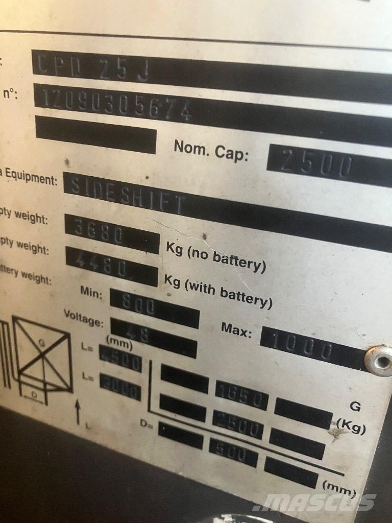 EP heftruck CPD25 Empilhadores eléctricos