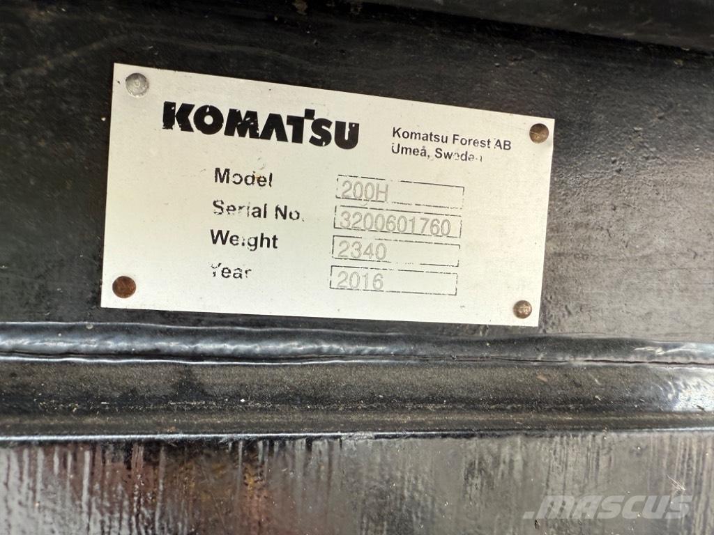 Komatsu 901 Processadores florestais