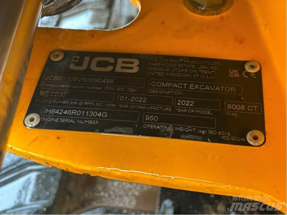 JCB MICRO 8008 Miniescavadeiras