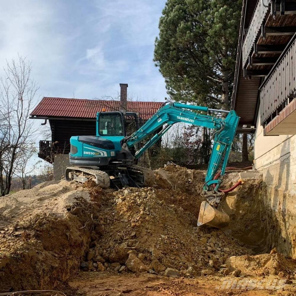 Sunward SWE 90 UF Escavadoras Midi 7t - 12t