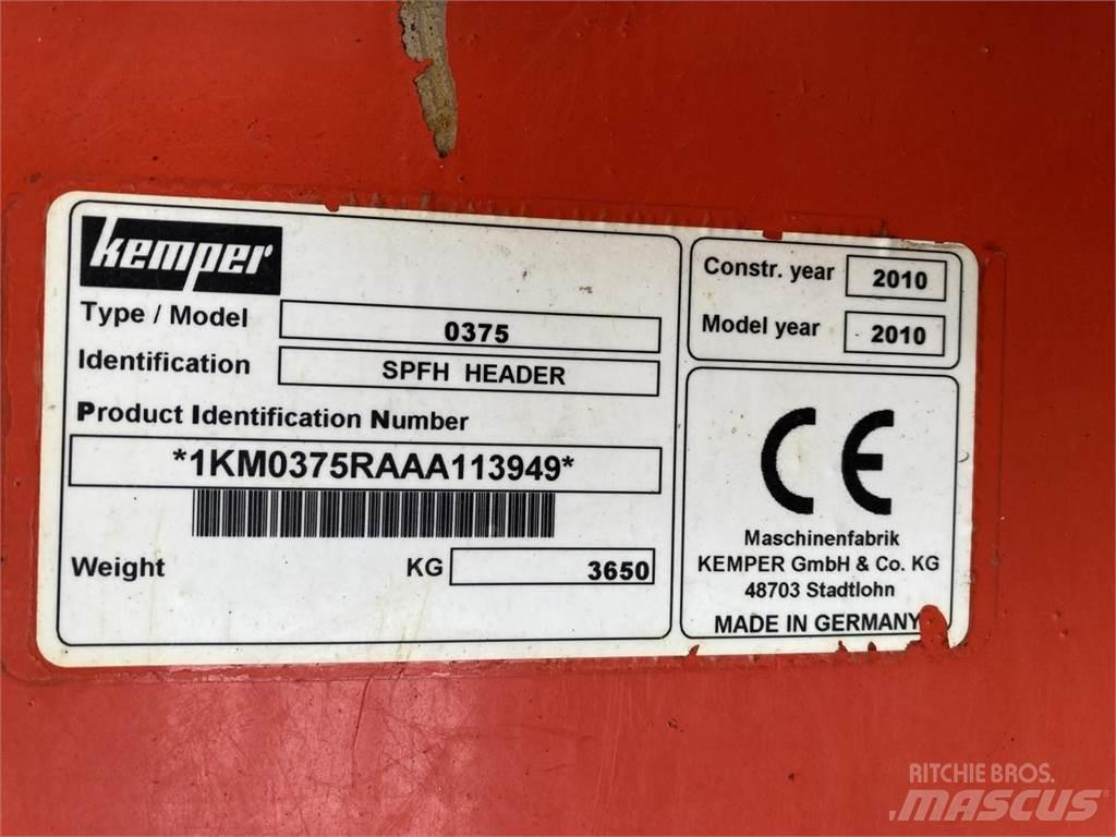 Kemper 375 Acessórios de ceifeiras debulhadoras