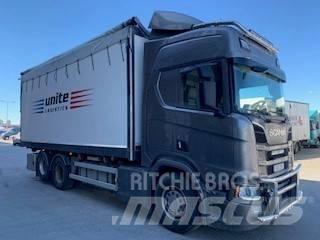 Scania R580 Flisbil Camiões Transporte Estilha de Madeira