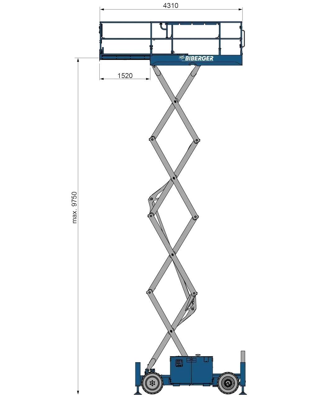 Genie GS 3369 BE Elevadores de tesoura