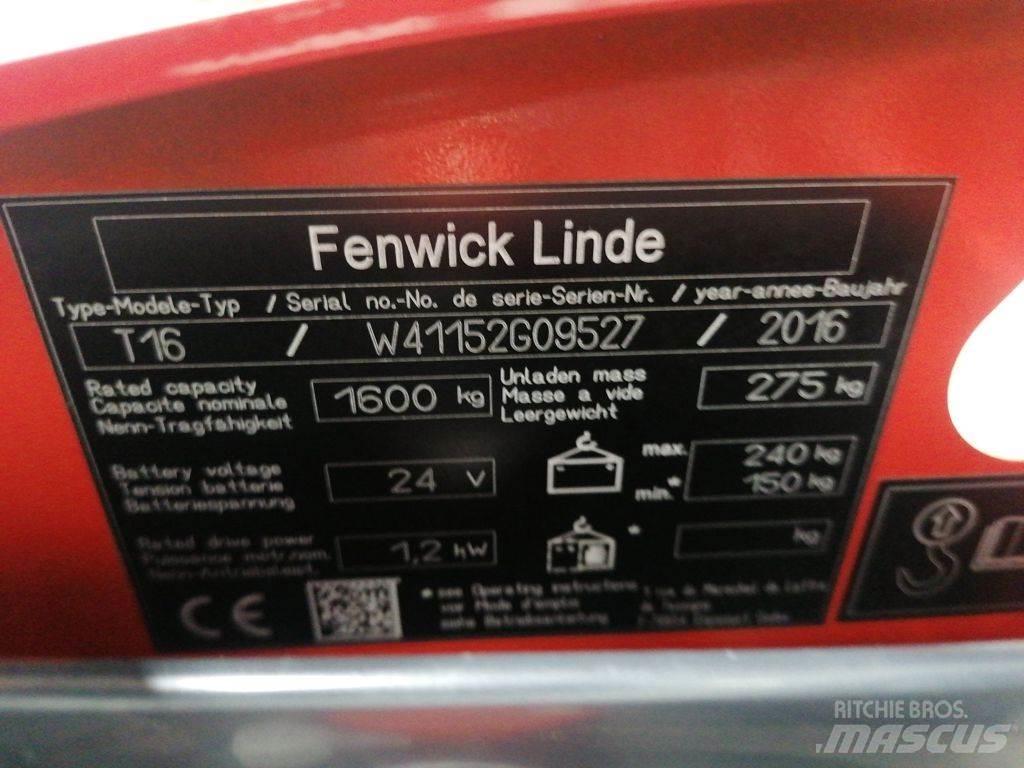 Linde T16 Porta palettes