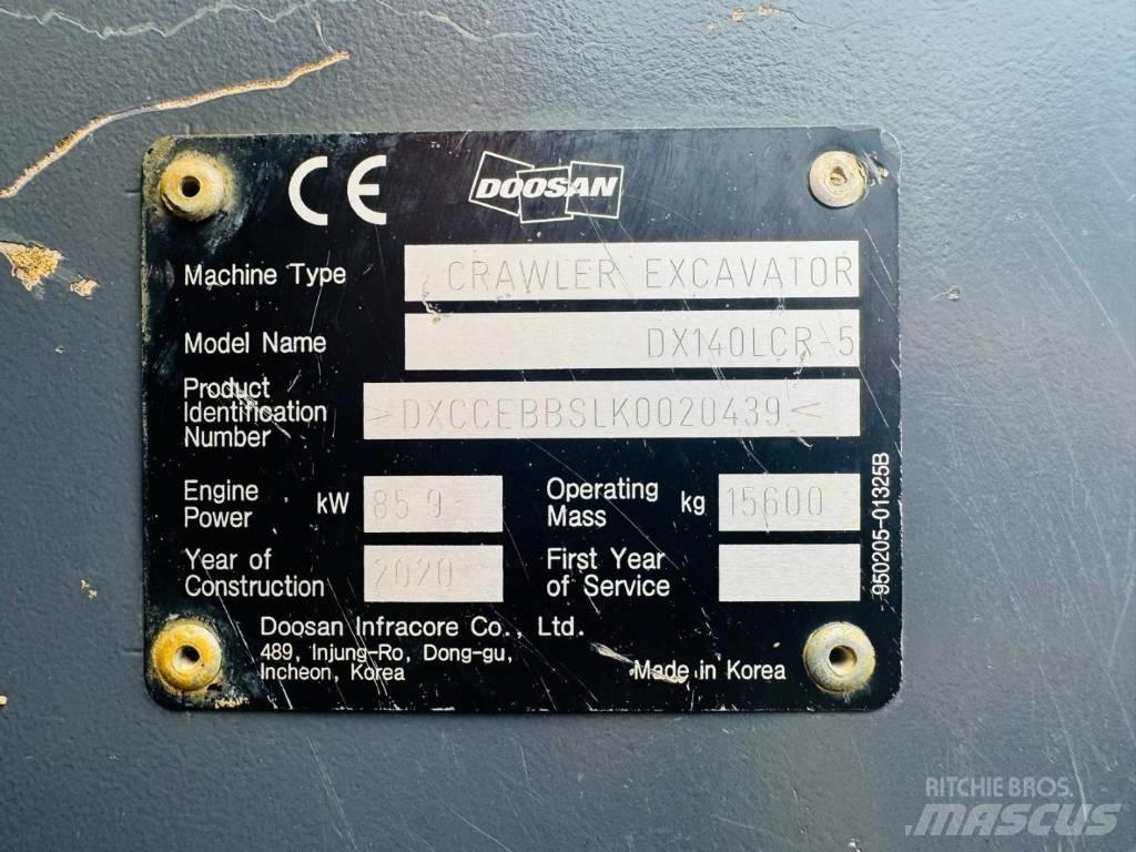 Doosan DX 140 LCR-5 Escavadeiras de esteiras