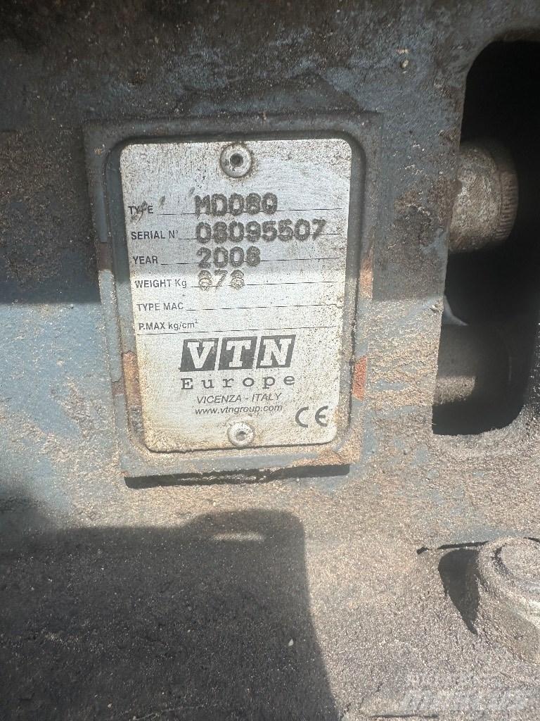 VTN MD080 Escavadeiras de esteiras