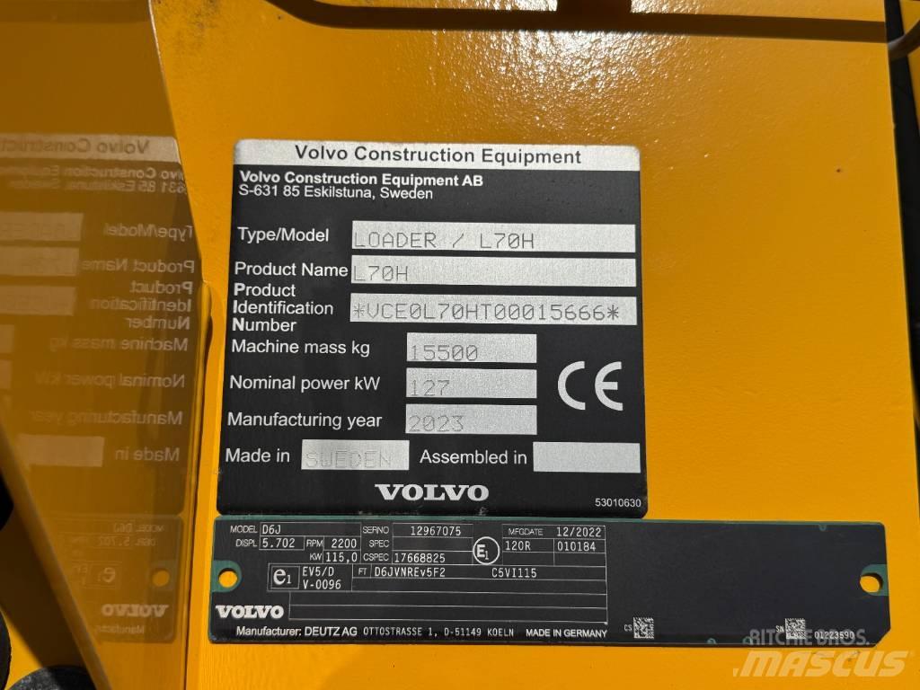 Volvo L 70 H Carregadeiras de rodas