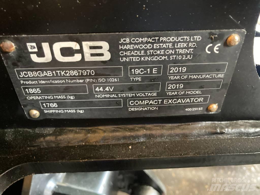 JCB 19 C-IE Miniescavadeiras