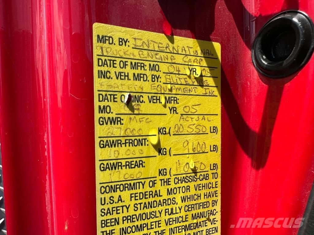 International 7300 Caminhões de bombeiros