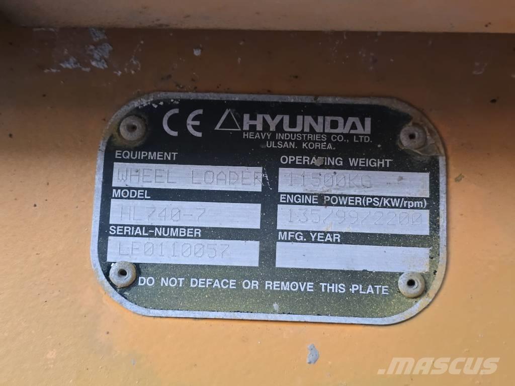 Hyundai 740-7 Carregadeiras de rodas