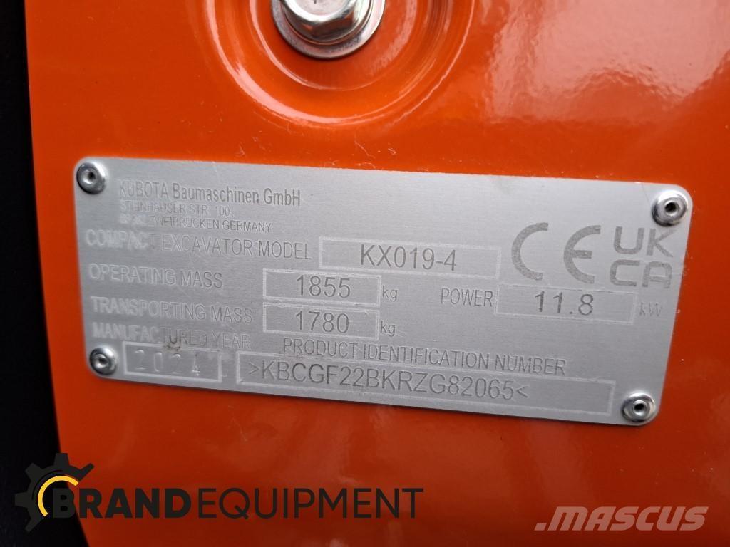 Kubota KX019-4 Miniescavadeiras
