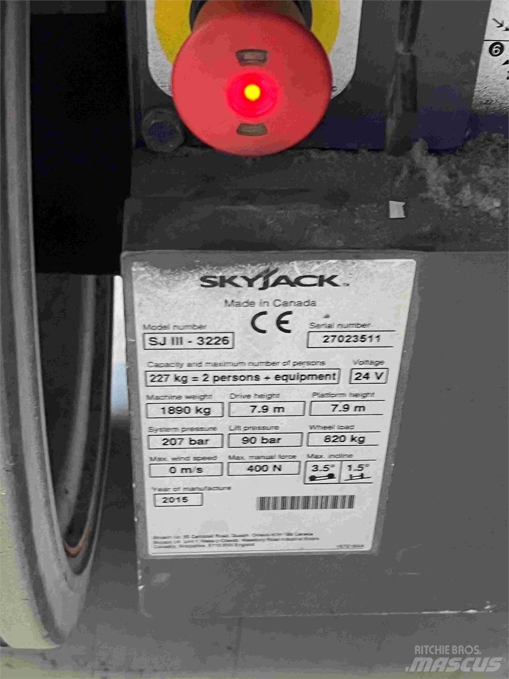 SkyJack SJ3226 Elevadores de tesoura