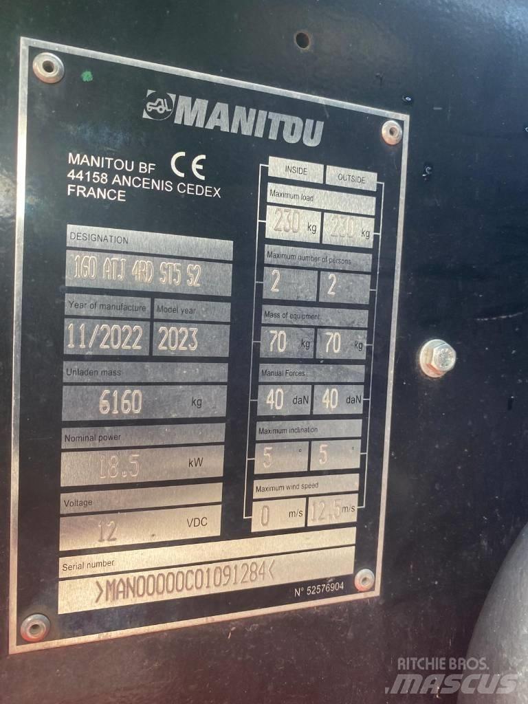 Manitou 160 ATJ Elevadores braços articulados
