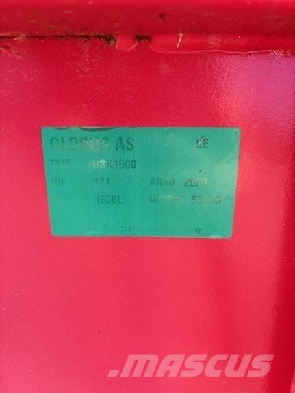 Globus 1600 Espalhadores de areia e sal