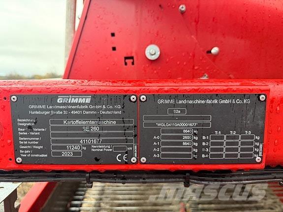 Grimme SE 260 - UB Equipamentos Colheita e apanha de Batatas