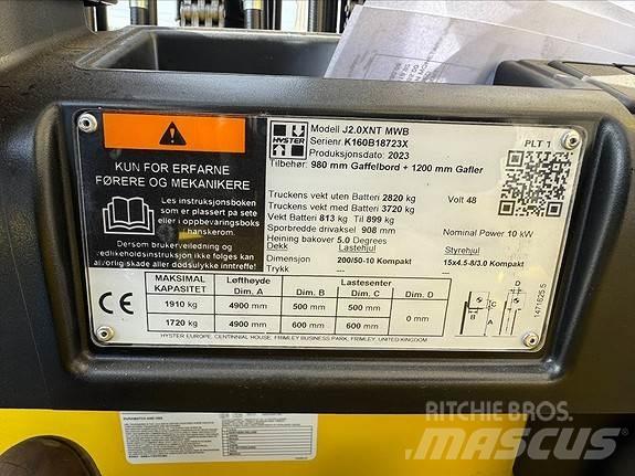 Hyster J2,0XNT Empilhadores Diesel