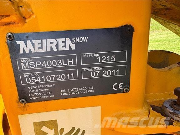 Meiren 2011 Lâminas de neve e arados