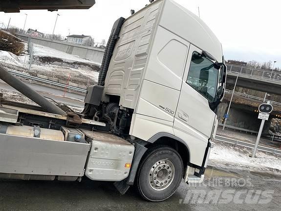 Volvo FH500 Camiões caixa desmontável com elevador de cabo