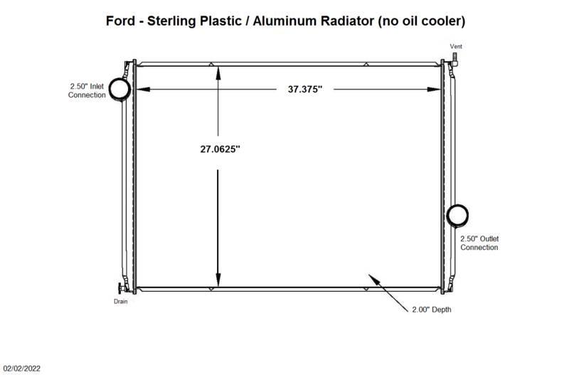 Ford L9000 Radiadores camiões e carrinhas