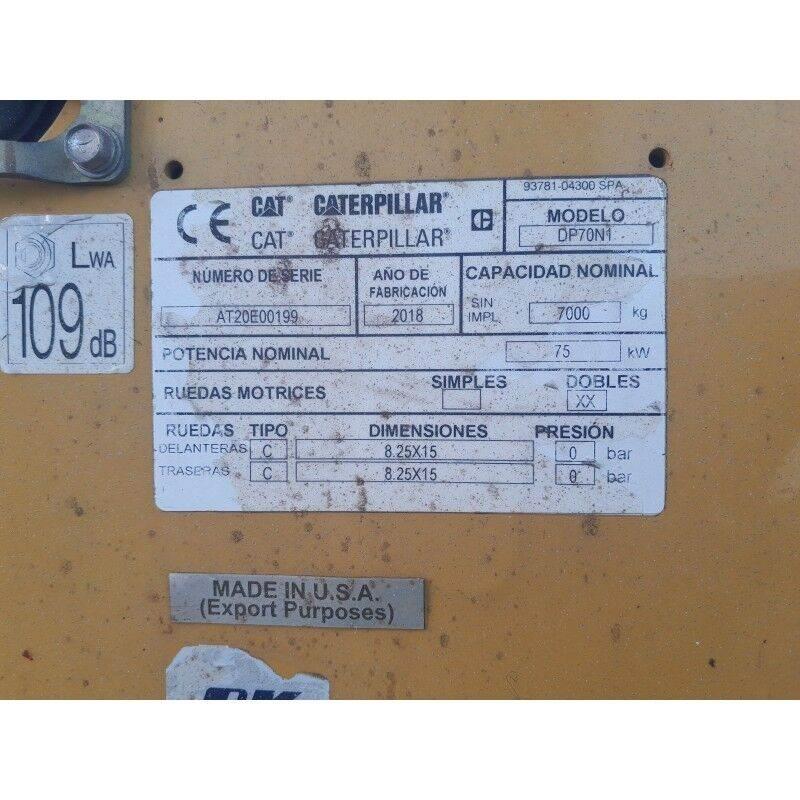 CAT DP70N1 Empilhadores Diesel
