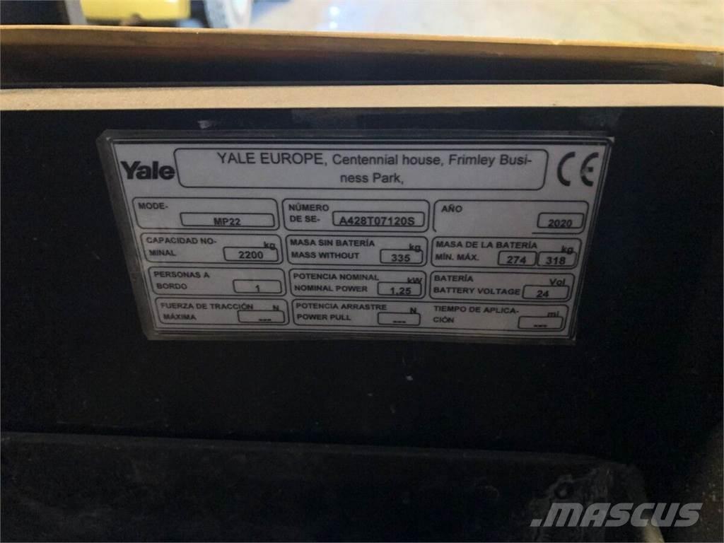 Yale MP22 Porta-paletes manuais