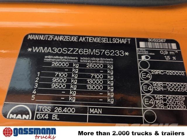 MAN TGS 26.400 6X4 BL Camiões de chassis e cabine