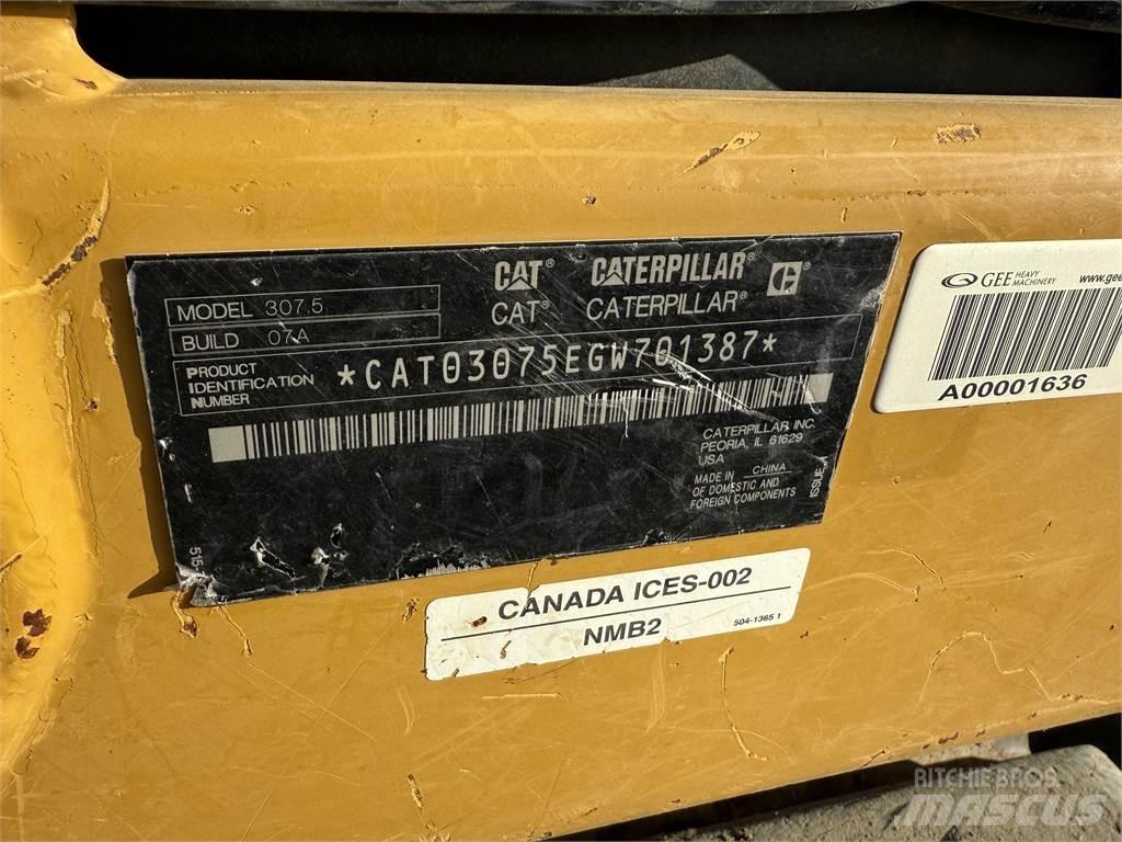 CAT 307.5 Escavadeiras de esteiras