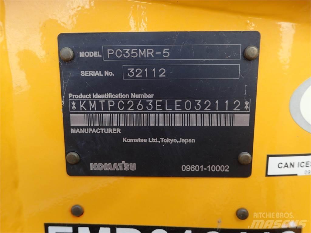 Komatsu PC35MR-5 +1 Escavadeiras de esteiras