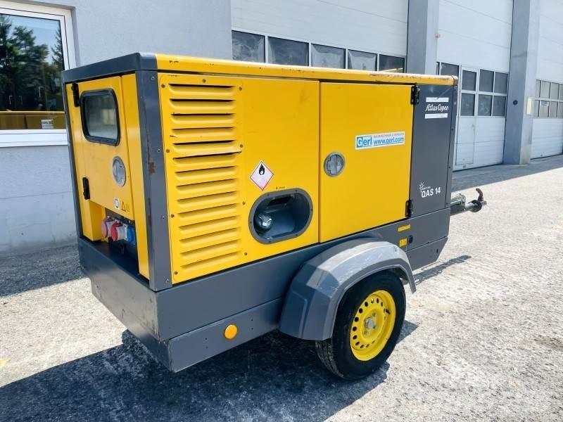 Atlas Copco QAS14 PDS Geradores Diesel