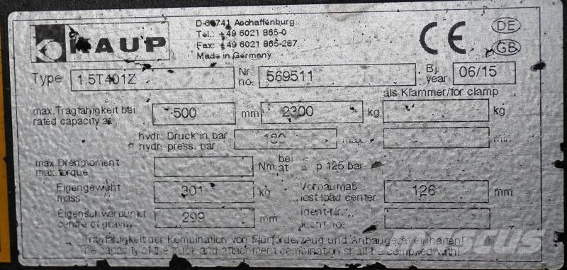 Kaup 1.5T401Z Outros acessórios e peças de reposição