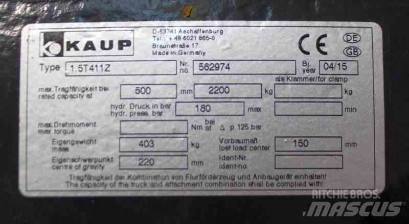 Kaup 1,5T411Z Outros acessórios e peças de reposição