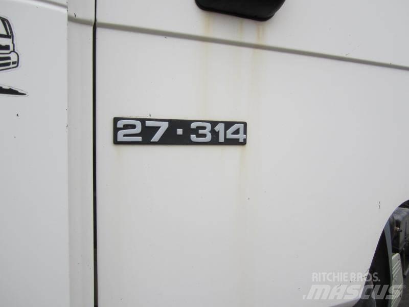 MAN 27.314 Camiões caixa desmontável com elevador de cabo